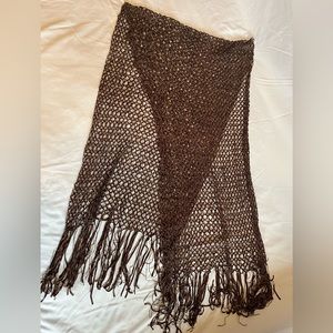 Brown and Gold Mesh Wrap